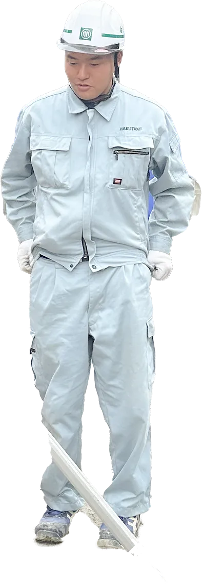 加藤さんのシルエット