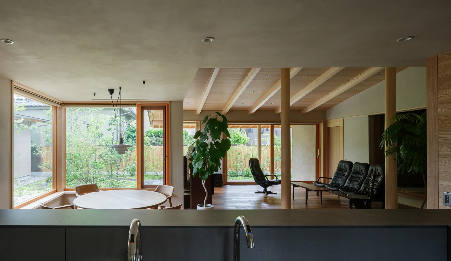 個人のお客様向け建築事例の内観